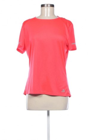 Γυναικείο t-shirt Adidas, Μέγεθος L, Χρώμα Κόκκινο, Τιμή 14,99 €