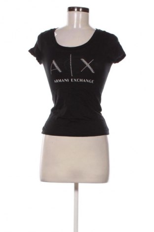 Γυναικείο t-shirt Armani Exchange, Μέγεθος XS, Χρώμα Μαύρο, Τιμή 21,99 €