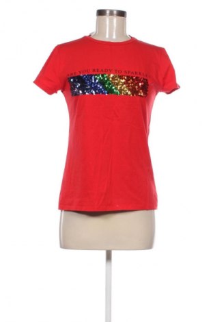 Damen T-Shirt Bluoltre, Größe M, Farbe Mehrfarbig, Preis 8,70 €