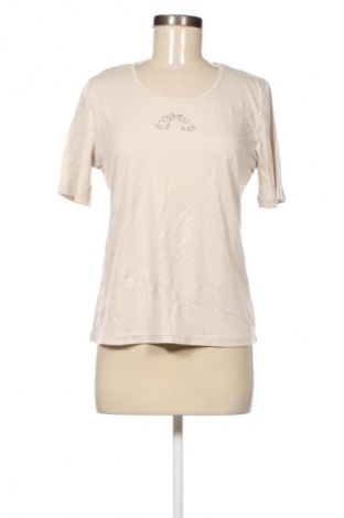 Γυναικείο t-shirt Efixelle, Μέγεθος M, Χρώμα  Μπέζ, Τιμή 10,99 €