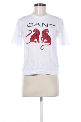 Damen T-Shirt Gant, Größe S, Farbe Weiß, Preis 23,99 €