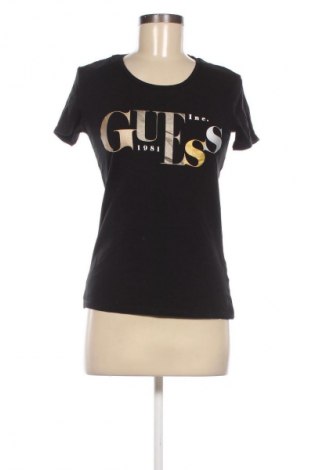 Γυναικείο t-shirt Guess, Μέγεθος L, Χρώμα Μαύρο, Τιμή 20,99 €
