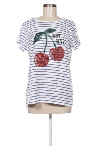 Damski T-shirt Jean Pascale, Rozmiar L, Kolor Kolorowy, Cena 91,99 zł