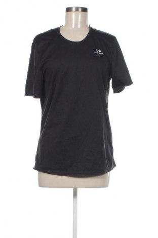 Γυναικείο t-shirt Kalenji, Μέγεθος L, Χρώμα Μαύρο, Τιμή 8,99 €