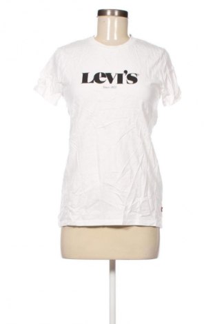 Γυναικείο t-shirt Levi's, Μέγεθος S, Χρώμα Λευκό, Τιμή 17,99 €