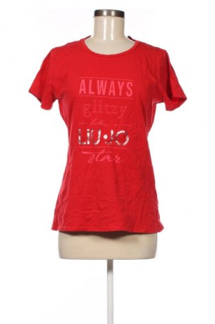 Damski T-shirt Liu Jo, Rozmiar M, Kolor Czerwony, Cena 180,99 zł