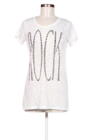 Γυναικείο t-shirt Made In Italy, Μέγεθος M, Χρώμα Λευκό, Τιμή 8,70 €