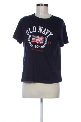 Дамска тениска Old Navy, Размер M, Цвят Син, Цена 18,99 лв.