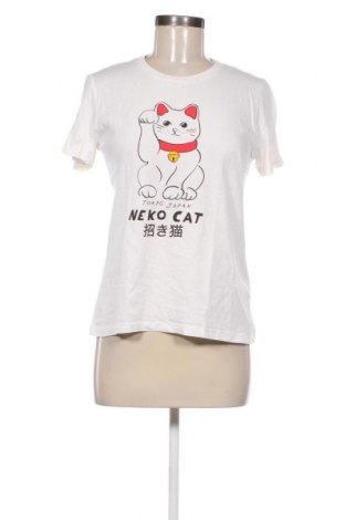 Damen T-Shirt Pull&Bear, Größe M, Farbe Ecru, Preis € 9,00