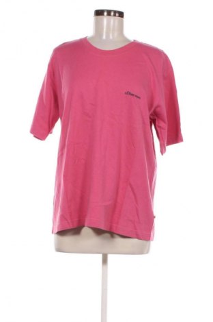 Γυναικείο t-shirt S.Oliver, Μέγεθος XL, Χρώμα Ρόζ , Τιμή 11,99 €