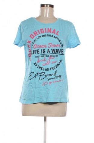 Tricou de femei Soccx, Mărime M, Culoare Albastru, Preț 91,99 Lei