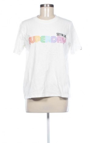 Дамска тениска Superdry, Размер M, Цвят Бял, Цена 40,99 лв.