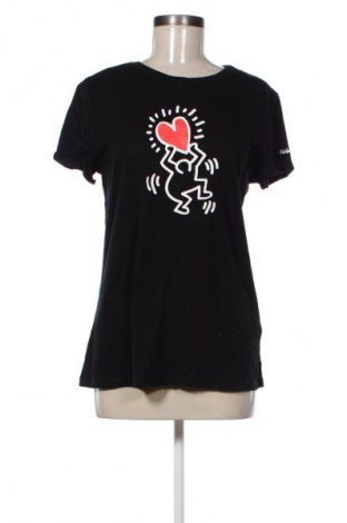 Γυναικείο t-shirt Terranova, Μέγεθος XL, Χρώμα Μαύρο, Τιμή 17,99 €
