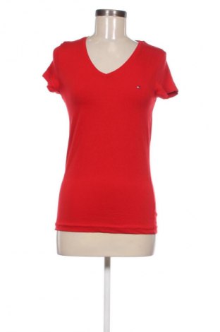 Γυναικείο t-shirt Tommy Hilfiger, Μέγεθος M, Χρώμα Κόκκινο, Τιμή 17,36 €