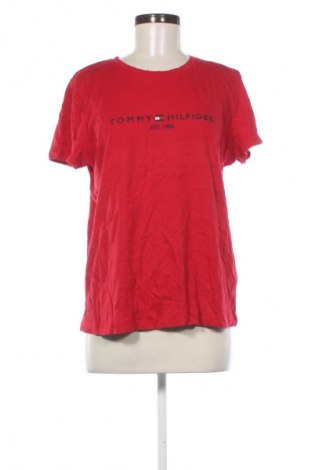Дамска тениска Tommy Hilfiger, Размер XL, Цвят Червен, Цена 34,99 лв.