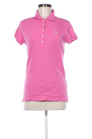 Γυναικείο t-shirt U.S. Polo Assn., Μέγεθος XL, Χρώμα Ρόζ , Τιμή 26,99 €
