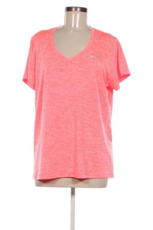 Γυναικείο t-shirt Under Armour, Μέγεθος XL, Χρώμα Ρόζ , Τιμή 17,99 €
