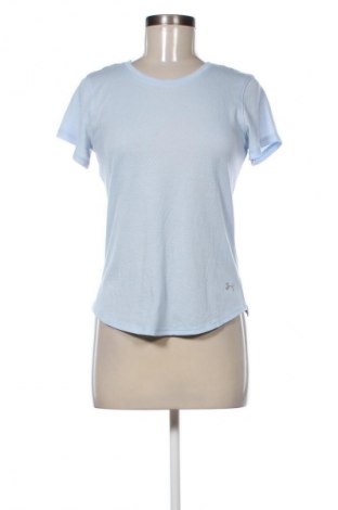 Γυναικείο t-shirt Under Armour, Μέγεθος S, Χρώμα Μπλέ, Τιμή 17,99 €