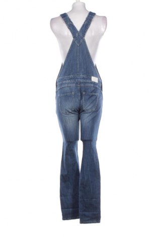 Salopetă lungă de damă Stradivarius, Mărime S, Culoare Albastru, Preț 126,00 Lei