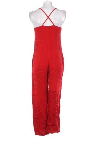 Дамски дълъг гащеризон Zara, Размер S, Цвят Червен, Цена 39,99 лв.