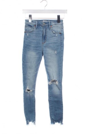 Dámské džíny  Abercrombie & Fitch, Velikost XXS, Barva Modrá, Cena  520,00 Kč