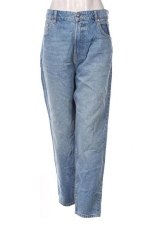 Damskie jeansy Bershka, Rozmiar XL, Kolor Niebieski, Cena 95,99 zł