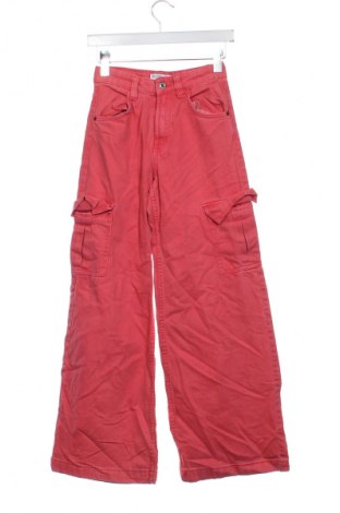 Blugi de femei Bershka, Mărime XS, Culoare Roșu, Preț 98,99 Lei