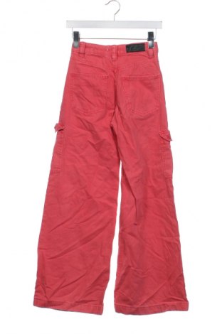 Blugi de femei Bershka, Mărime XS, Culoare Roșu, Preț 98,99 Lei