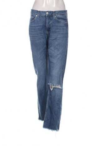 Дамски дънки Calvin Klein Jeans, Размер M, Цвят Син, Цена 68,99 лв.