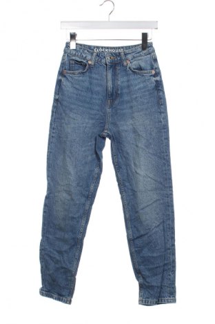 Blugi de femei Clockhouse, Mărime XXS, Culoare Albastru, Preț 98,99 Lei