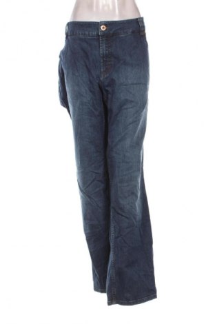 Damskie jeansy Generous By Lindex, Rozmiar 3XL, Kolor Niebieski, Cena 95,99 zł