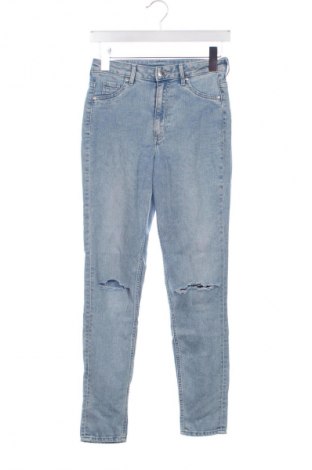 Γυναικείο Τζίν H&M, Μέγεθος XS, Χρώμα Μπλέ, Τιμή 14,83 €