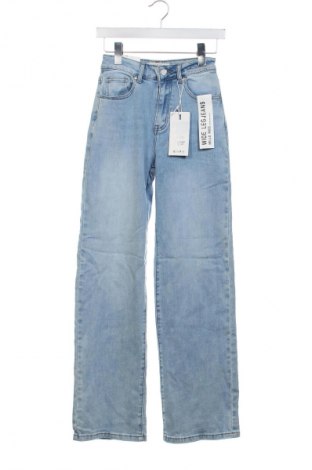 Blugi de femei Hello Miss, Mărime XS, Culoare Albastru, Preț 316,99 Lei