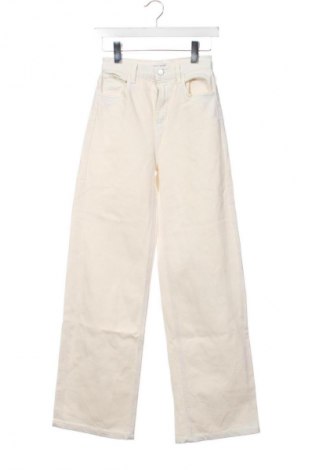 Damskie jeansy J Brand x Hussein Chalayan, Rozmiar XXS, Kolor ecru, Cena 335,75 zł