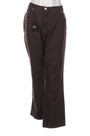 Blugi de femei Joy, Mărime XL, Culoare Maro, Preț 316,99 Lei