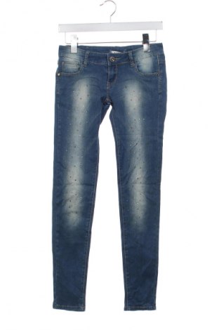 Blugi de femei Kiss Pink, Mărime S, Culoare Albastru, Preț 98,99 Lei