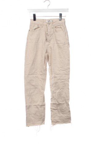 Blugi de femei NA-KD, Mărime XS, Culoare Bej, Preț 139,99 Lei