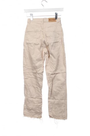 Blugi de femei NA-KD, Mărime XS, Culoare Bej, Preț 139,99 Lei