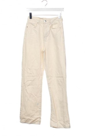 Γυναικείο Τζίν Never Denim, Μέγεθος XS, Χρώμα Εκρού, Τιμή 26,99 €