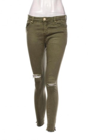 Blugi de femei Stradivarius, Mărime M, Culoare Verde, Preț 98,99 Lei