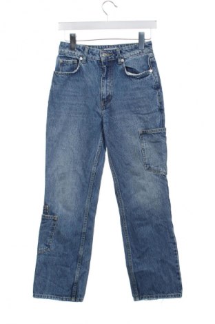 Blugi de femei Zara, Mărime XS, Culoare Albastru, Preț 91,99 Lei