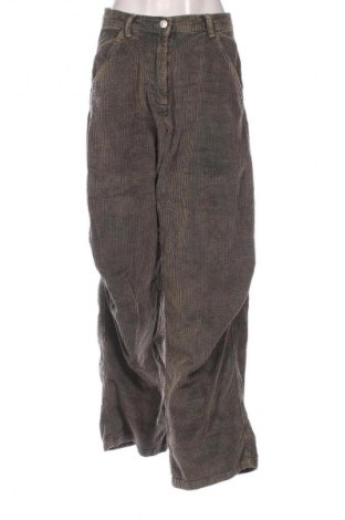 Pantaloni de velvet de femei Cropp, Mărime S, Culoare Verde, Preț 126,32 Lei