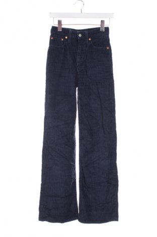 Női kordbársony nadrág Levi's, Méret XXS, Szín Kék, Ár 18 349 Ft