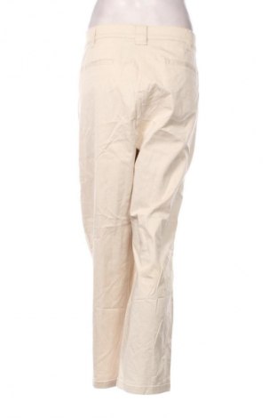Pantaloni de velvet de femei Ulla Popken, Mărime 3XL, Culoare Bej, Preț 163,99 Lei