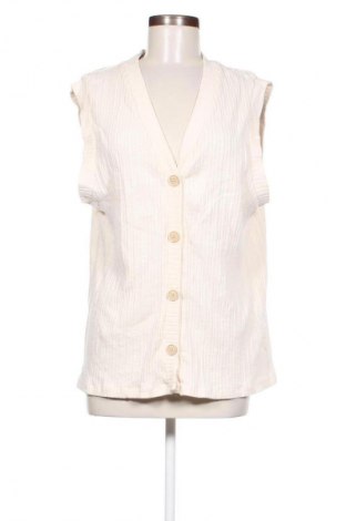 Damenweste Pull&Bear, Größe M, Farbe Ecru, Preis 19,96 €
