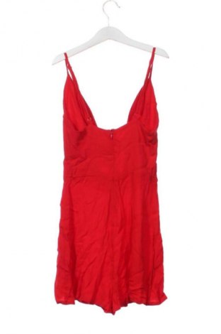 Salopetă scurtă de damă Pull&Bear, Mărime XXS, Culoare Roșu, Preț 83,99 Lei