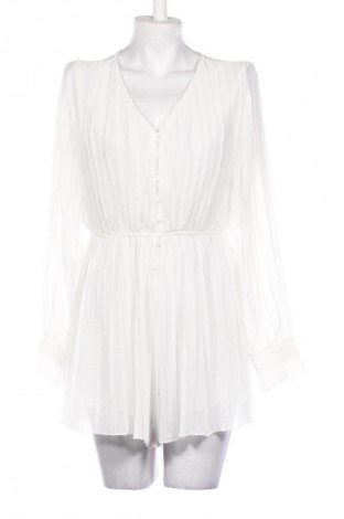Salopetă scurtă de damă Unbranded, Mărime L, Culoare Alb, Preț 84,99 Lei