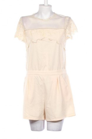 Women's short jumpsuit Unbranded, Μέγεθος L, Χρώμα Εκρού, Τιμή 19,95 €
