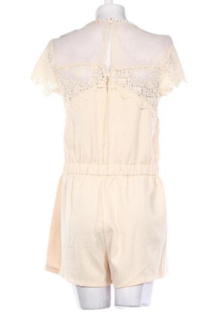 Women's short jumpsuit Unbranded, Μέγεθος L, Χρώμα Εκρού, Τιμή 19,95 €