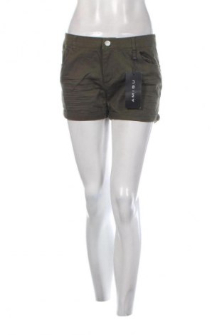 Pantaloni scurți de femei Amisu, Mărime M, Culoare Verde, Preț 84,99 Lei